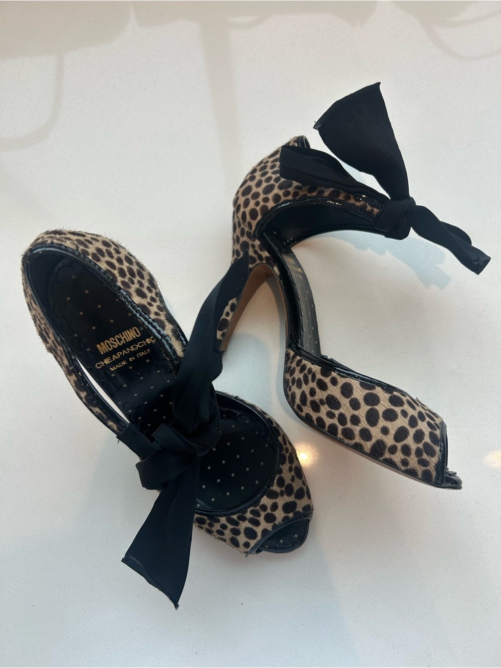 Leopard Print (beige and brown) with Black Accents - Picture 2 of 5